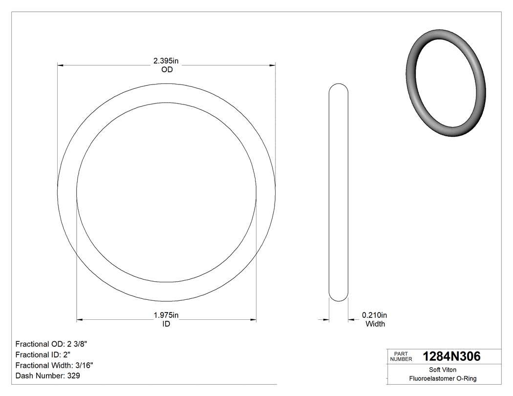 Technical drawing - 1284N306